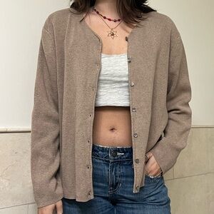 Charter Club Brown Cardigan